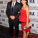 Alec Baldwin y su mujer Hilaria Thomas en la gala RFK 2012 en Nueva York