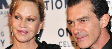 Antonio Banderas y Melanie Griffith en la gala RFK 2012 en Nueva York