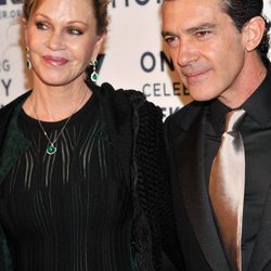 Antonio Banderas y Melanie Griffith en la gala RFK 2012 en Nueva York