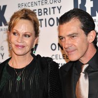 Antonio Banderas y Melanie Griffith en la gala RFK 2012 en Nueva York