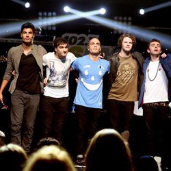 The Wanted en el concierto Jingle Ball 2012 en Los Angeles