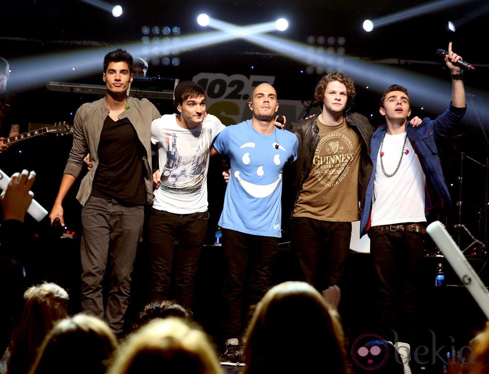 The Wanted en el concierto Jingle Ball 2012 en Los Angeles