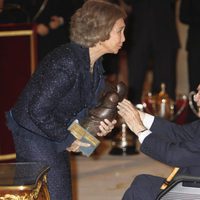 La Reina Sofía entrega uno de los Premios Nacionales del Deporte 2011 a Alfredo Di Stefano