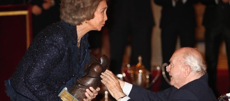 La Reina Sofía entrega uno de los Premios Nacionales del Deporte 2011 a Alfredo Di Stefano