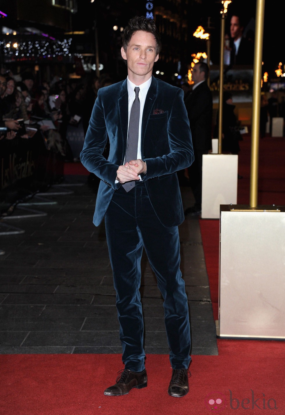 Eddie Redmayne en el estreno de 'Los Miserables' en Londres