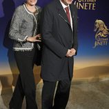 José Luis Rodríguez Zapatero y Sonsoles Espinosa en el estreno del musical 'El último jinete'