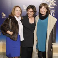 María Escario y Olga Viza en el estreno del musical 'El último jinete'