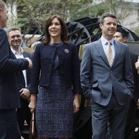 Federico y Mary de Dinamarca durante su visita oficial a Hong Kong 