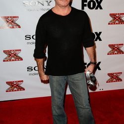 Simon Cowell en una fiesta de 'The X Factor'