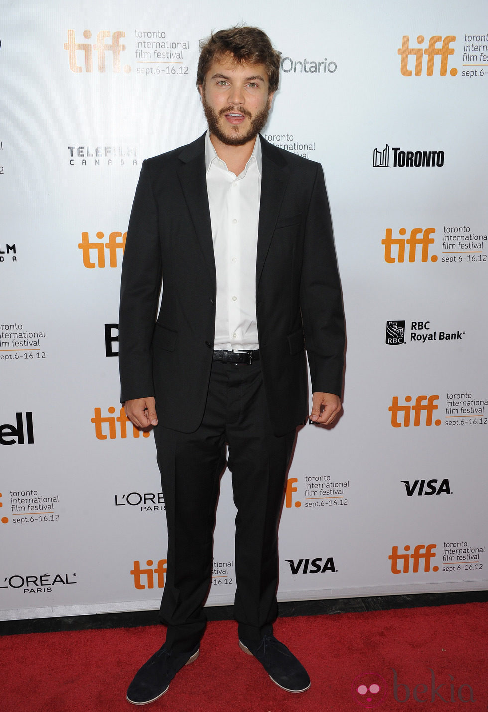 Emile Hirsch en la premiere de 'Twice Born'