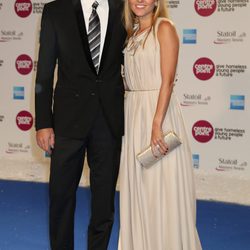 Novak Djokovic y Jelena Ristic en la White Gala