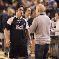 David Bustamante en el partido benéfico II Desafío Solidario en León