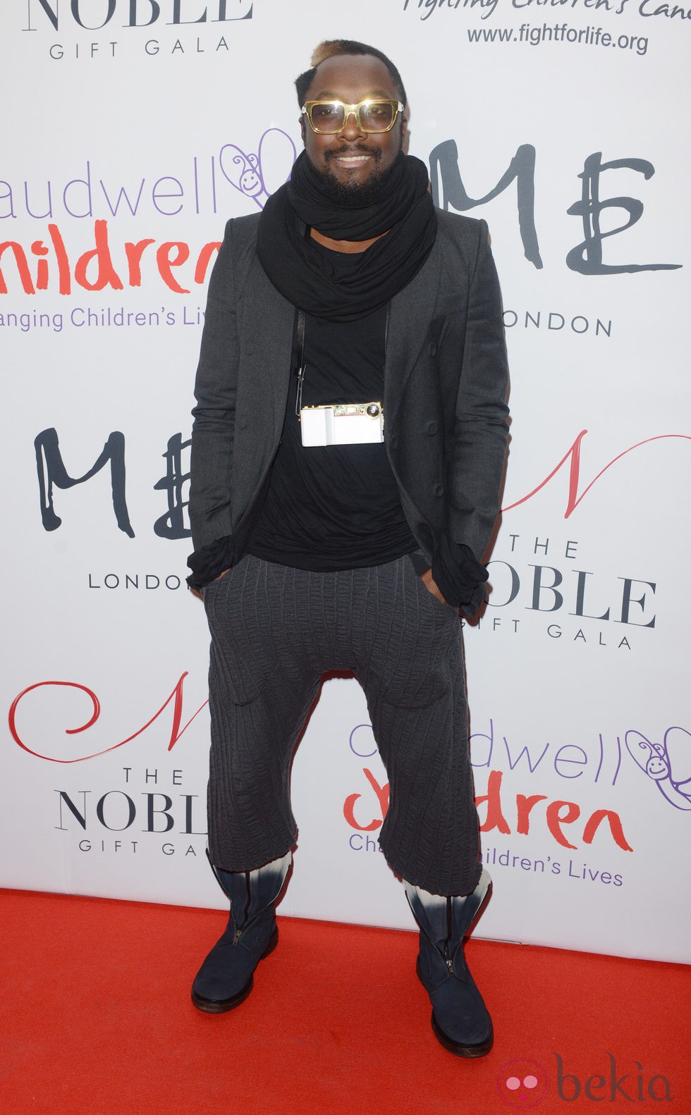 Will.i.am en la Noble Gift Gala 2012 celebrada en Londres