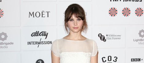 Felicity Jones en los British Independent Film Awards 2012