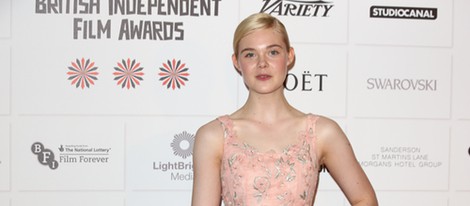 Elle Fanning en los British Independent Film Awards 2012