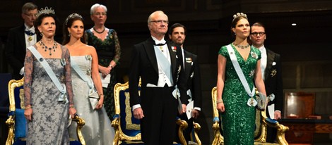 La Familia Real Sueca en la ceremonia de entrega de los Premios Nobel 2012