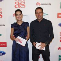 Laura Martínez y Manu Carreño en los Premios As del Deporte 2012