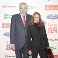 Clifford Luyk y Paquita Torres en los Premios As del Deporte 2012