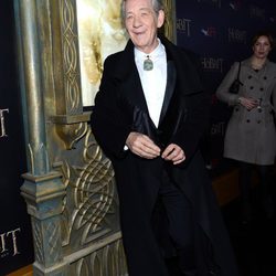 Ian Mckellen en el estreno de la premiere de 'El Hobbit'