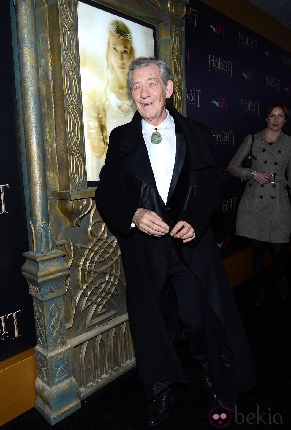 Ian Mckellen en el estreno de la premiere de 'El Hobbit'