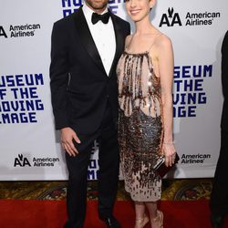 Anne Hathaway y Hugh Jackman en el Museo de la Imagen en Movimiento de Nueva York