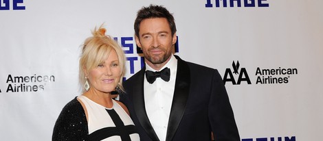 Hugh Jackman y Deborra-Lee Furness en el Museo de la Imagen en Movimiento de Nueva York