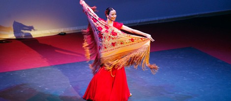 Cecilia Gómez en la gala del centenario del Comité Olímpico Español