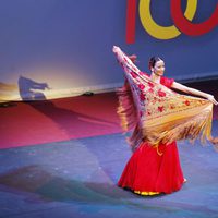 Cecilia Gómez en la gala del centenario del Comité Olímpico Español