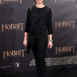 Marta Fernández en el estreno de 'El Hobbit: Un viaje inesperado'