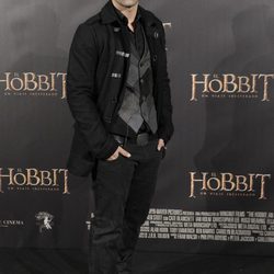 Leandro Rivera en el estreno de 'El Hobbit: Un viaje inesperado' en Madrid