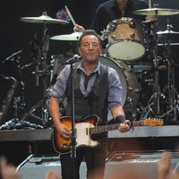 Bruce Springsteen en el concierto a beneficio de las víctimas del huracán Sandy