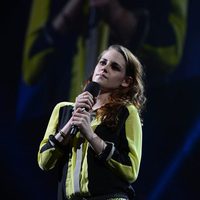 Kristen Stewart en el concierto a favor de las víctimas del huracán Sandy