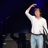 Paul McCartney en el concierto a favor de las víctimas del huracán Sandy