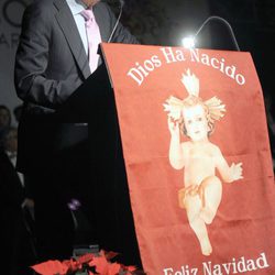 Arturo Fernández da el pregón navideño en Marbella