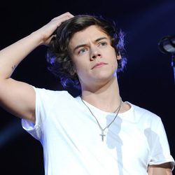 Harry Styles pensativo en el Z100's Jingle Ball 2012