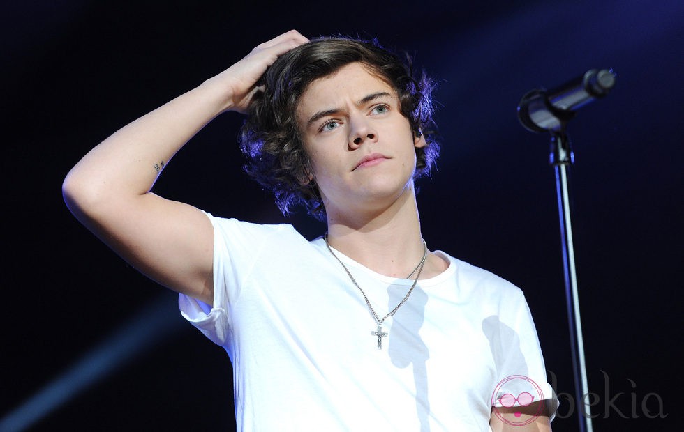 Harry Styles pensativo en el Z100's Jingle Ball 2012