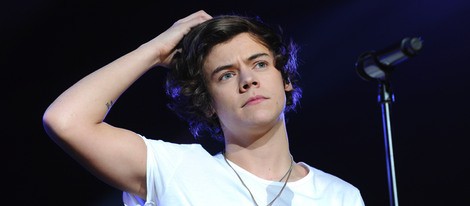 Harry Styles pensativo en el Z100's Jingle Ball 2012