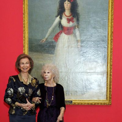 La Reina Sofía visita la exposición 'El Legado Casa de Alba'