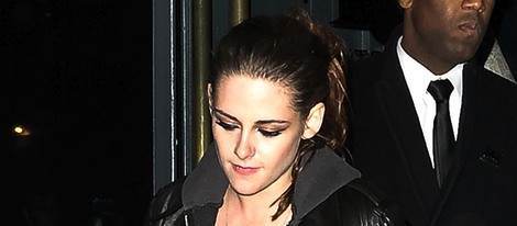 Kristen Stewart saliendo de Abe & Arthur's