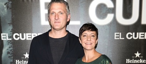 Eva Hache y Jons Andrés Papila en el estreno de 'El Cuerpo'