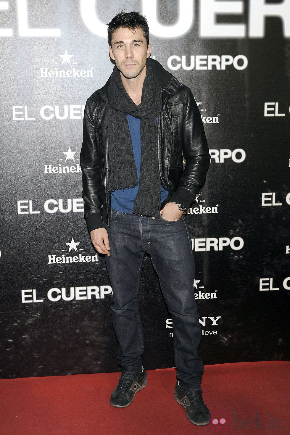 Rubén Sanz en el estreno de 'El Cuerpo'