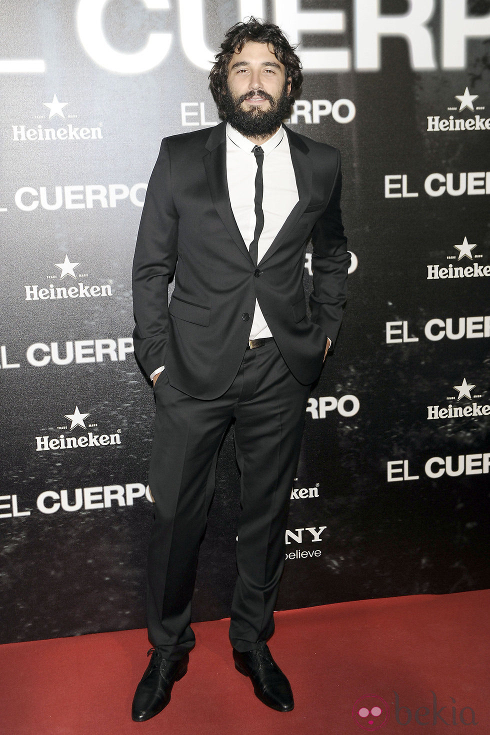 Álex García en el estreno de 'El Cuerpo'