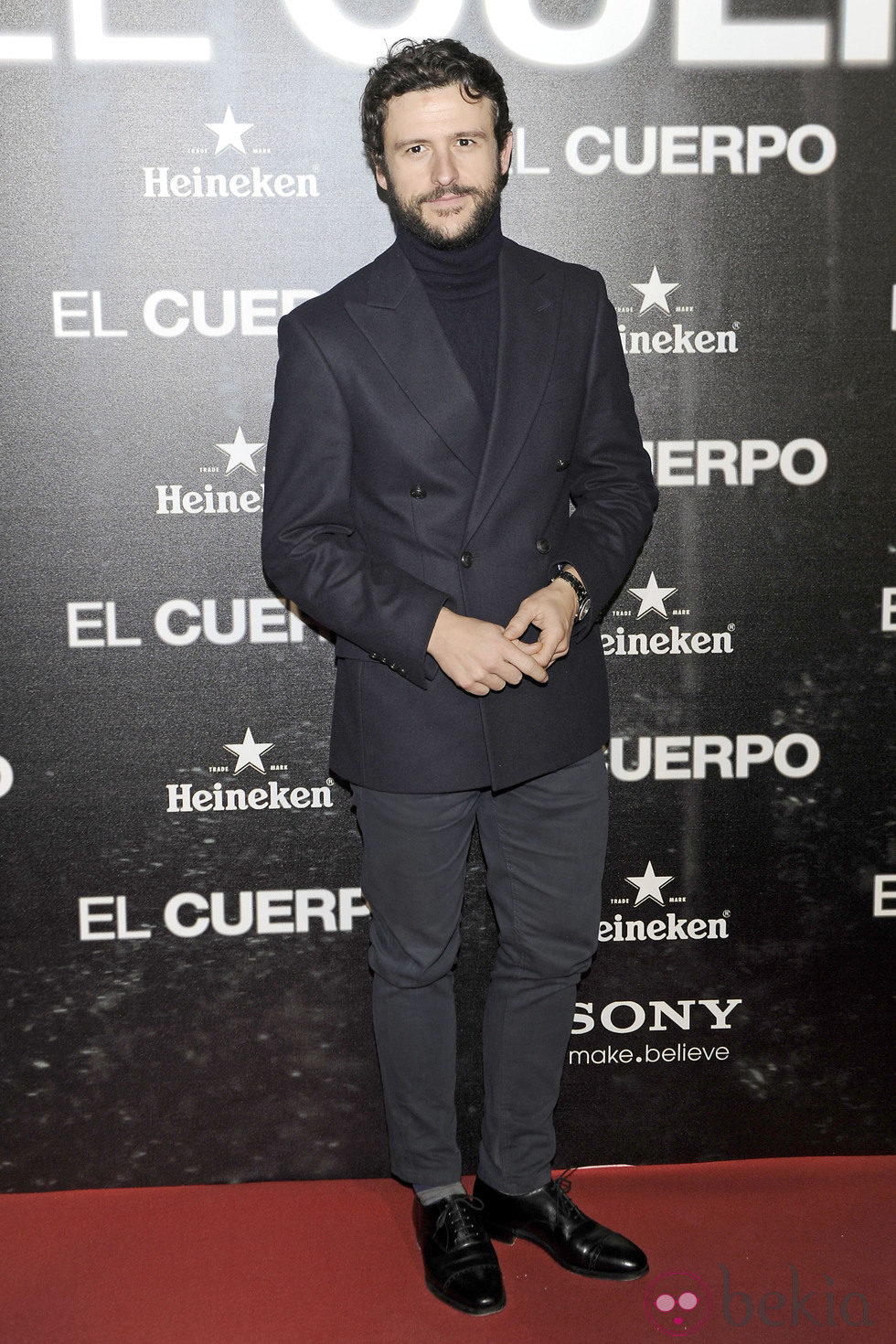 Diego Martín en el estreno de 'El Cuerpo'