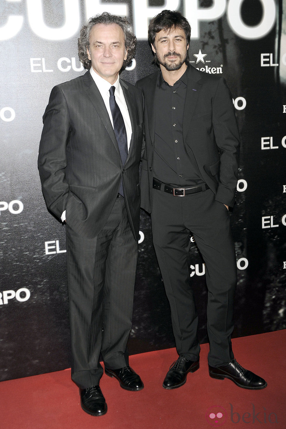 José Coronado y Hugo Silva en el estreno de 'El Cuerpo'