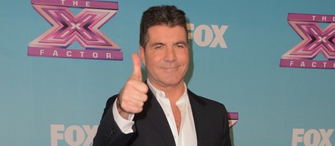 Simon Cowell en la gala final de 'The X Factor'