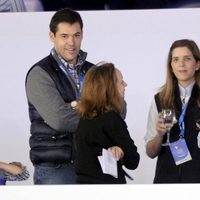 Luis Alfonso de Borbón, Margarita Vargas y la Infanta Elena en la Madrid Horse Week 2012