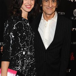 Sally Humphreys y Ronnie Wood