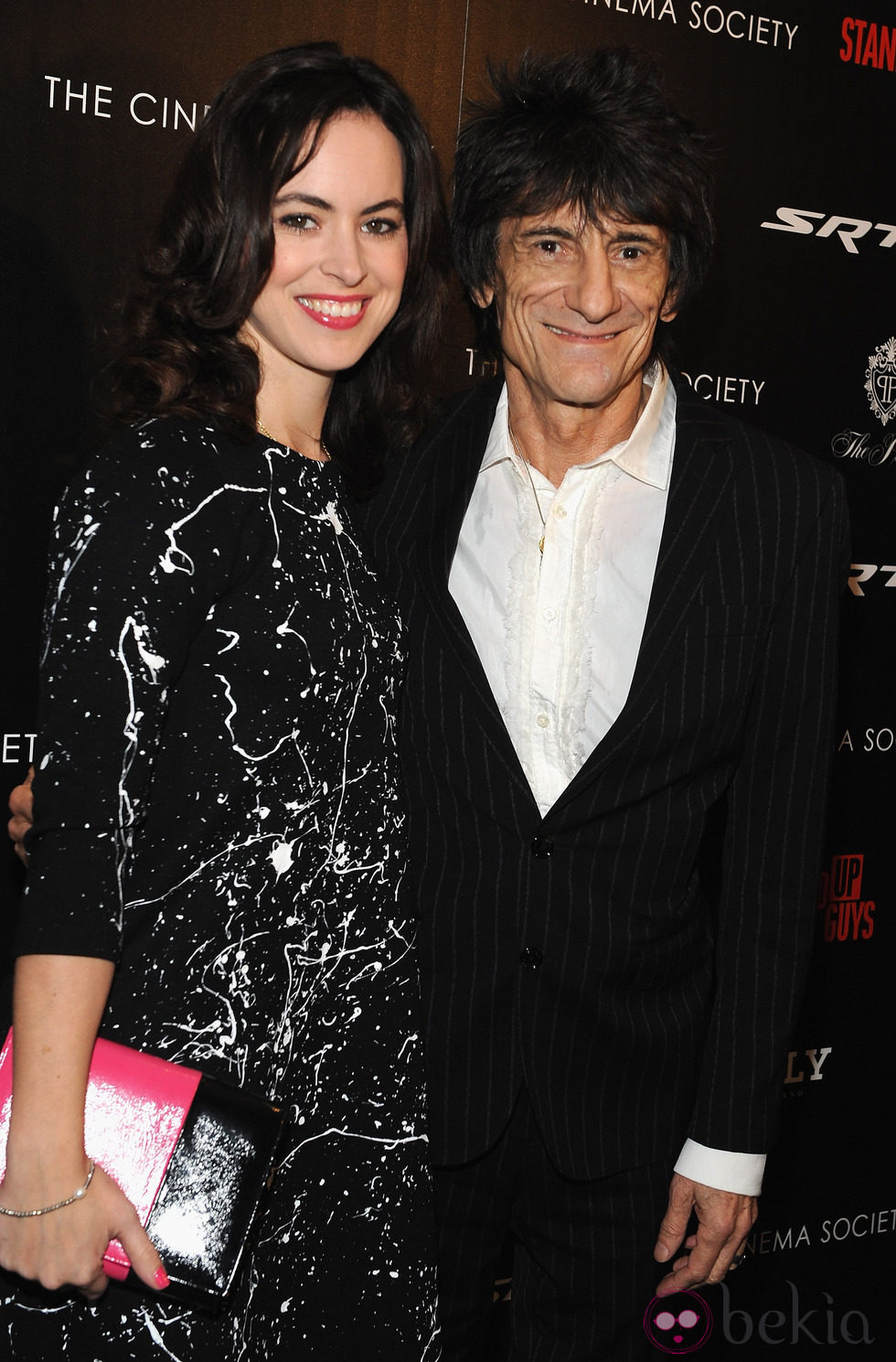 Sally Humphreys y Ronnie Wood