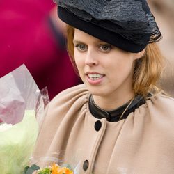 La Princesa Beatriz de York en la Misa de Navidad en Sandringham