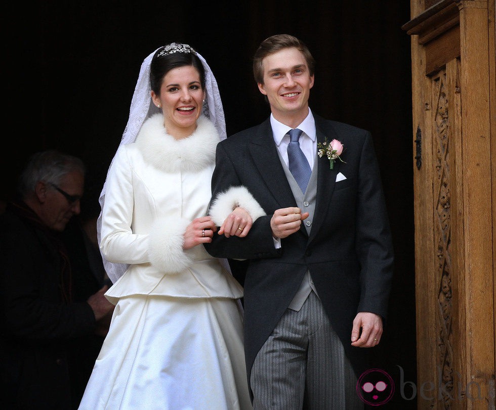 Boda de Christoph de Austria y Adelaide Drape-Frisch